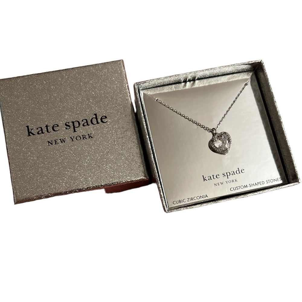 Kate Spade - Custom Shaped Stone Cubic Zirconia Necklace